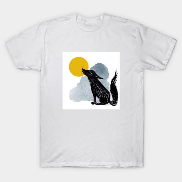 Support Ukraine Wolf T-Shirt by Nastya Li